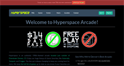 Desktop Screenshot of hyperspace80s.com